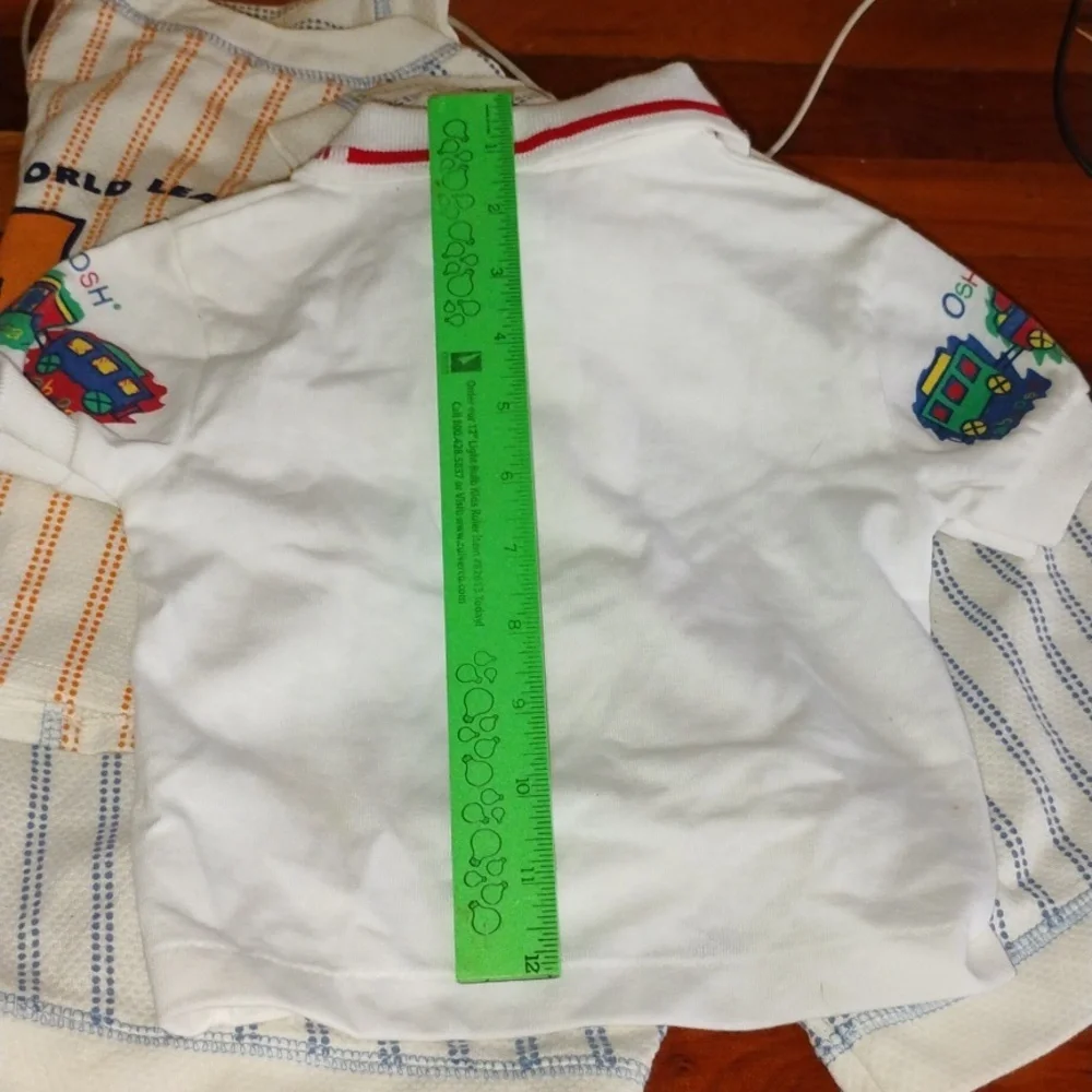 🚂 OshKosh B'Gosh vintage Choo Choo Train Short Sleeve t-shirt 3/6 months NWT